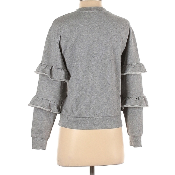 WHO WHAT WEAR GRAY SWEATSHIRT, SIZE XSMALL - Picture 2 of 2